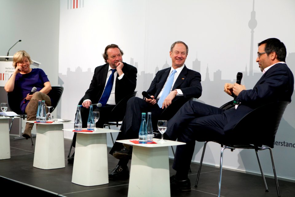 Andrea Römmele, Helmut K. Anheier, John B. Emerson, and Mark Kayser, April 2016 (5)