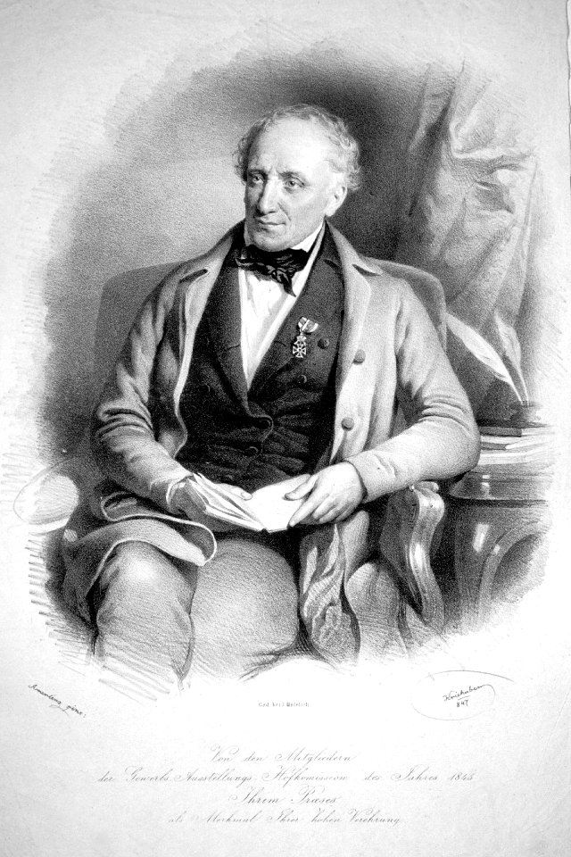 Andreas Baumgartner 1847 Litho