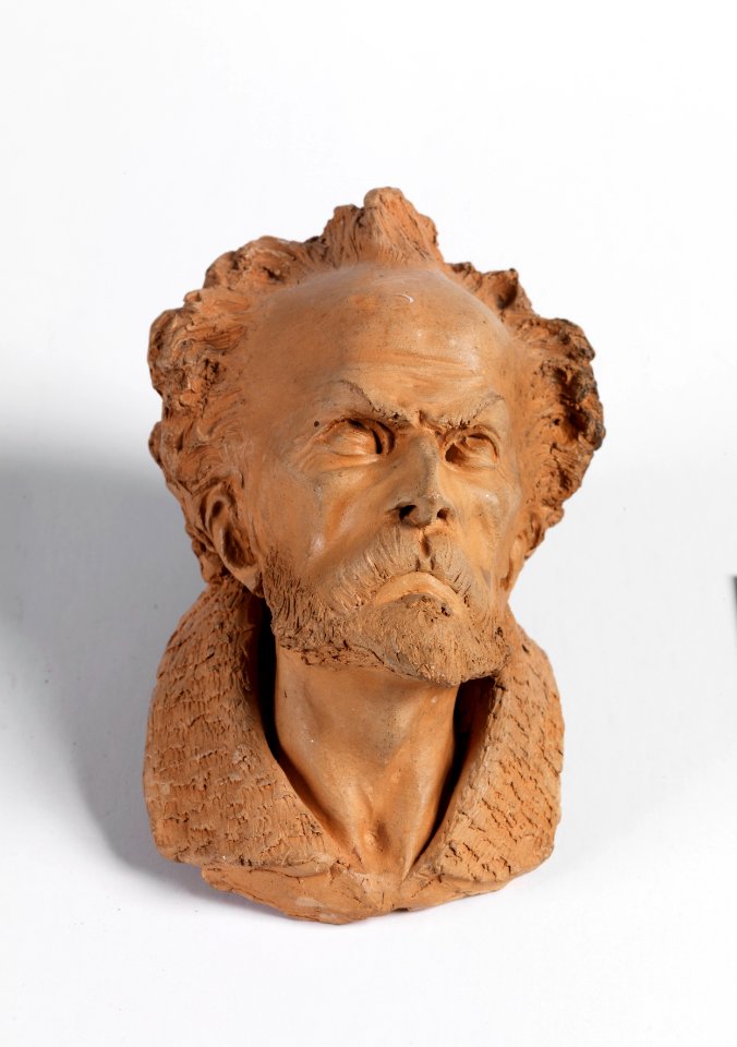 Andrea Malfatti – Testa di uomo barbato