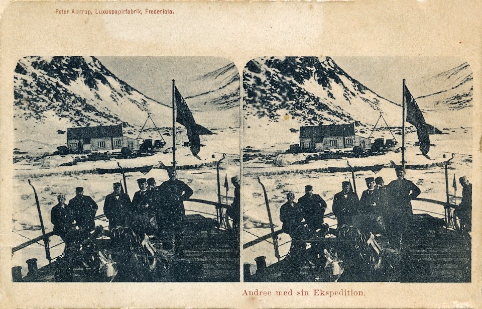 Andree med sin ekspedition, omkring 1896