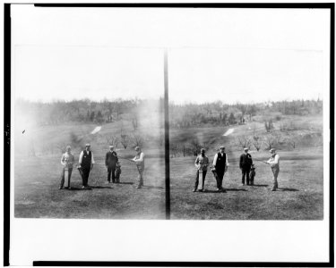 Andrew Carnegie and party on the St. Andrew golf links, Westchester Co., New York LCCN98511852
