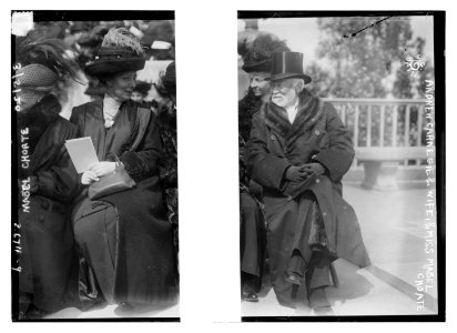 Andrew Carnegie and wife, and Mabel Choate LCCN2014692851