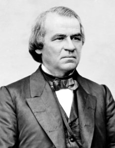 Andrew Johnson photo portrait head and shoulders, c1870-1880-Edit1 photo