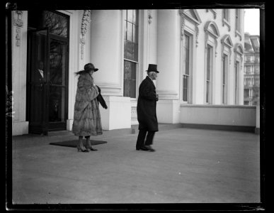 Andrew W. Mellon, right. White House, Washington, D.C. LCCN2016891084