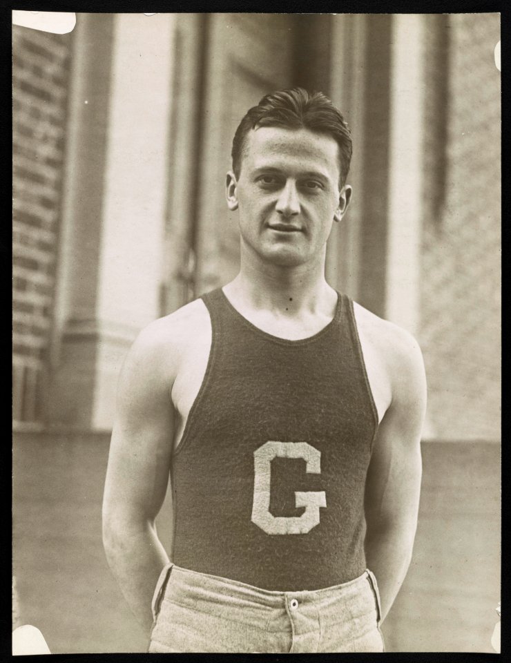 Andrew Zazzali, guard on the Georgetown University basketball team LCCN2014647485