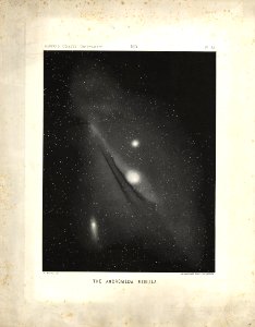 Andromeda Nebula - Trouvelot 1874 - Ans 02775-116-FL