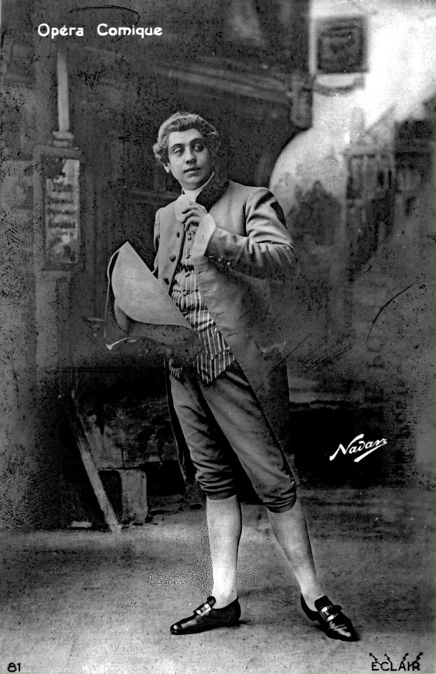 André Messager - Fortunio - Fernand Francell in the title role, 1907 (retouched)