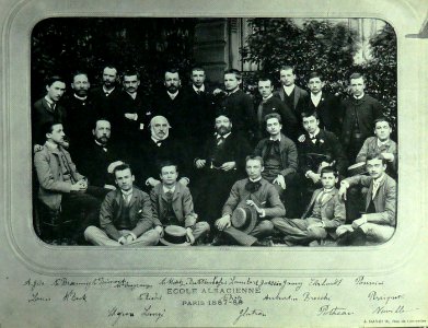 André Gide école Alsacienne 1887 photo
