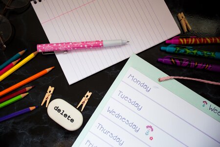 Cute blogger planner photo