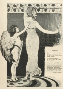 Angelo Jank Otto Erich Hartleben Grübchen Simplicissimus 1896