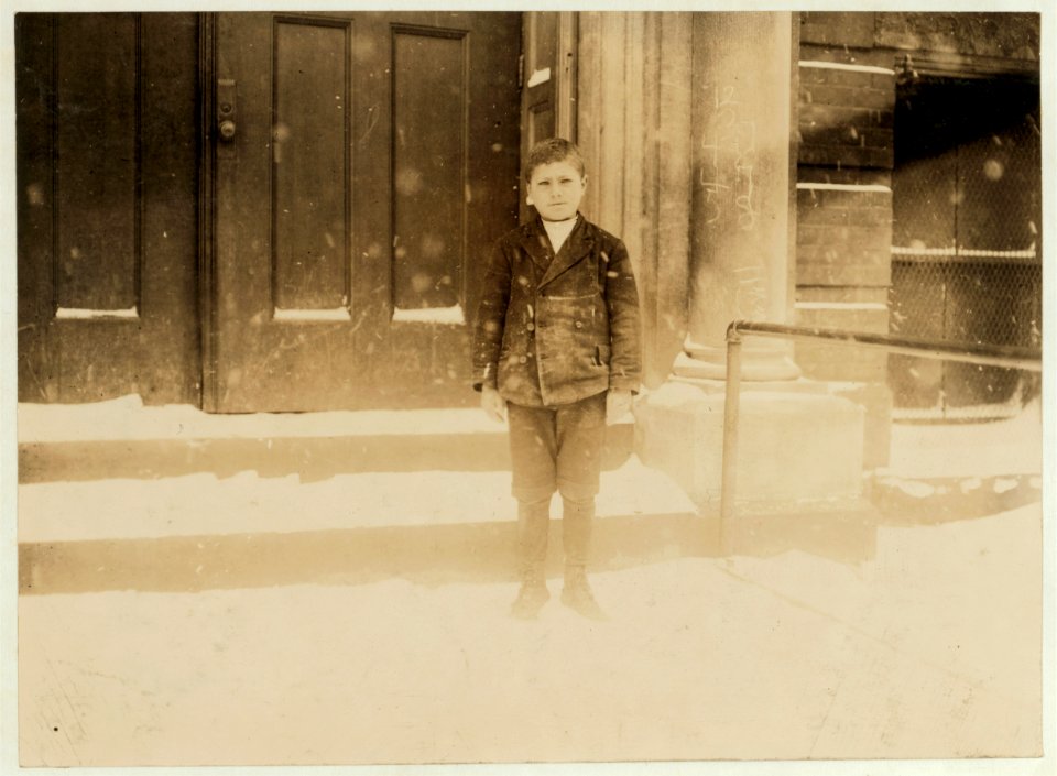 Angelo Rizzo, 5 Trenton Ave., Buffalo, N.Y. Worked 5 months in sheds of Albion Canning. Canning, stringing beans. Was 10 years old last summer. Worked from 7 A.M. until 9 P.M. Returned to LOC nclc.00770