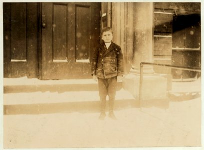 Angelo Rizzo, 5 Trenton Ave., Buffalo, N.Y. Worked 5 months in sheds of Albion Canning. Canning, stringing beans. Was 10 years old last summer. Worked from 7 A.M. until 9 P.M. Returned to LOC nclc.00770