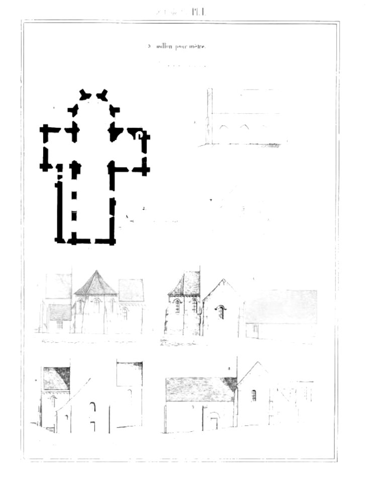 Angy (60), église Saint-Nicolas, Woillez planche I