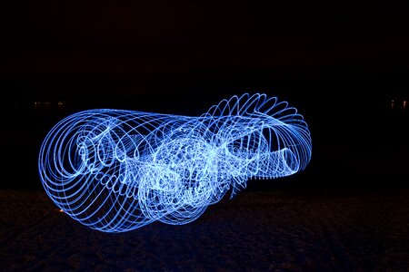 Lightpainting light Free photos