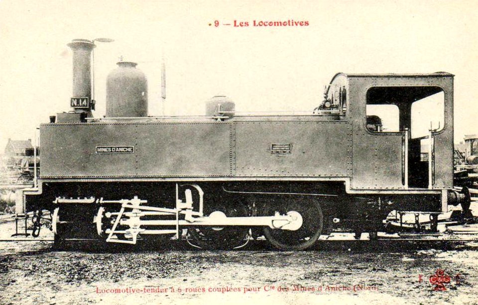 Aniche - Locomotive de la Compagnie des mines d'Aniche