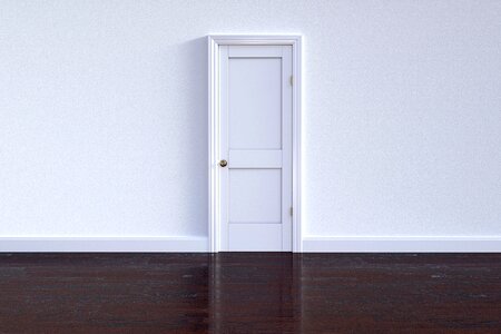 Doorway wall interior design