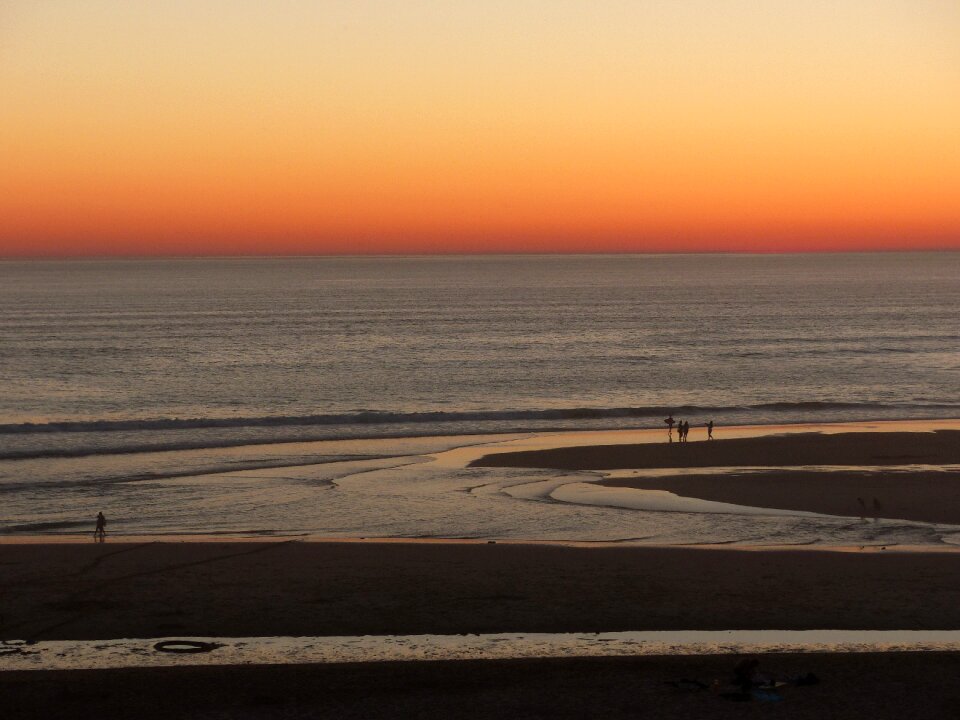 Sea sky sand photo