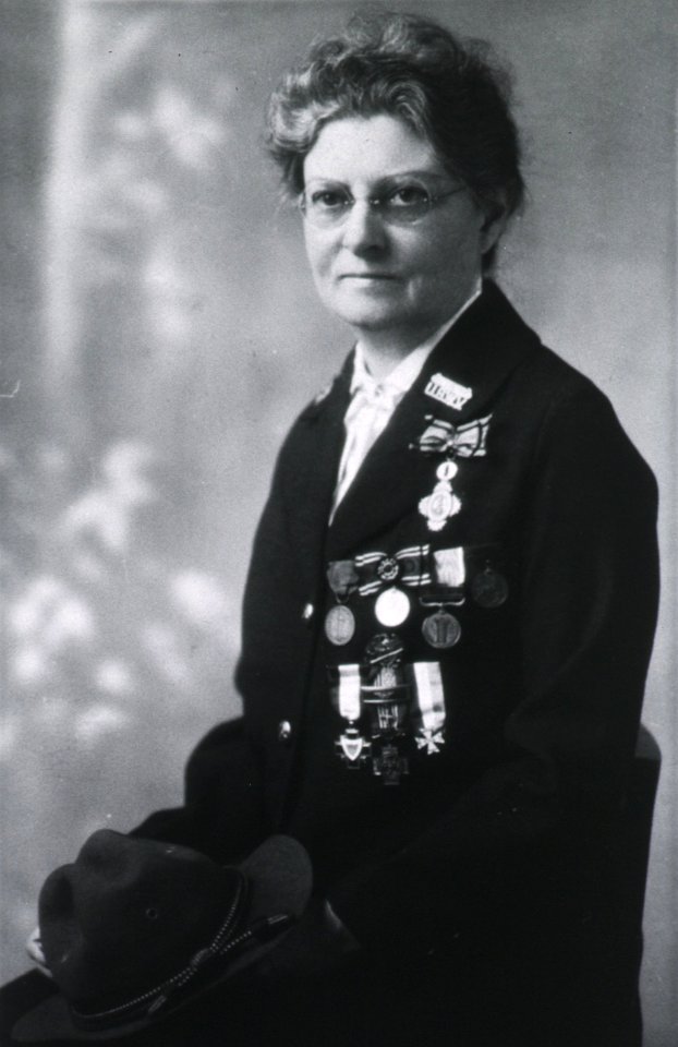 Anita N. McGee in Army uniform with medals