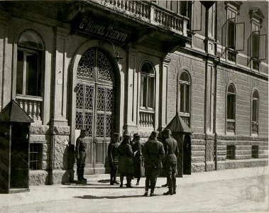 Ankunft Sr. Exzellenz Feldmarschall Conrad Frh.v.Hötzendorf, Trient beim 11. Armeekommando (BildID 15624317)