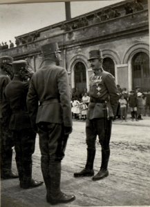 Ankunft Sr. Majestät Kaiser Karl I.am Bahnhofe Trient (BildID 15628599)