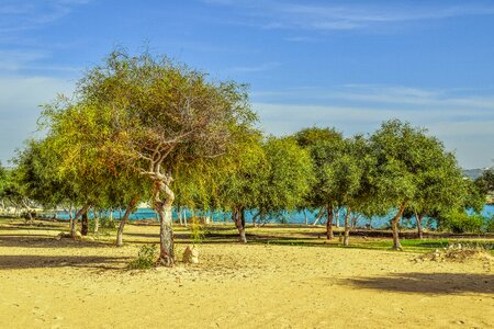 Landscape scenery makronissos photo