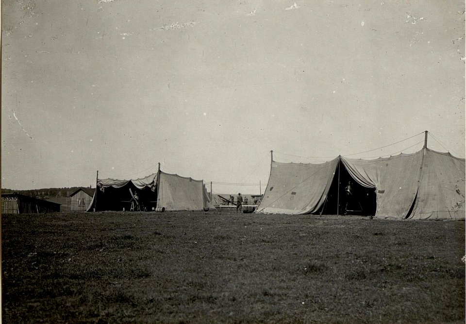 Anlagen der Fliegerkompanie 27 in Dunajow im Jahr 1917 (BildID 15543206)
