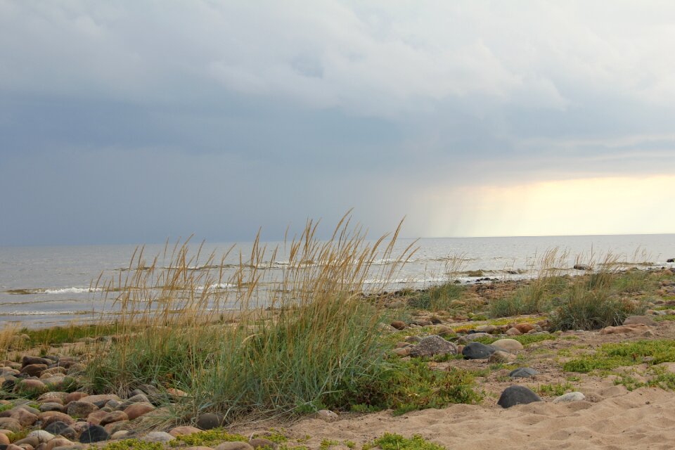 Landscape sea sand