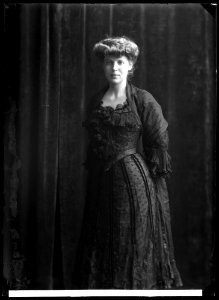 Anna Lagergren, opera singer, undated portrait - SMV - GL003