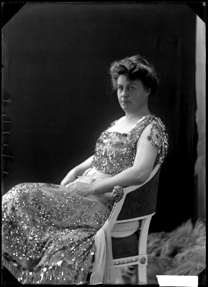 Anna Norrie in Pariserliv at Östermalmsteatern 1905 - SMV - NN044