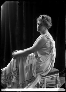 Anna Norrie in Sköna Helena at Vasateatern 1903 - SMV - GN038