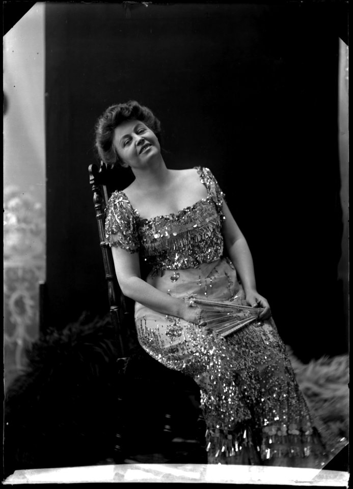 Anna Norrie in Pariserliv at Östermalmsteatern 1905 - SMV - GN040