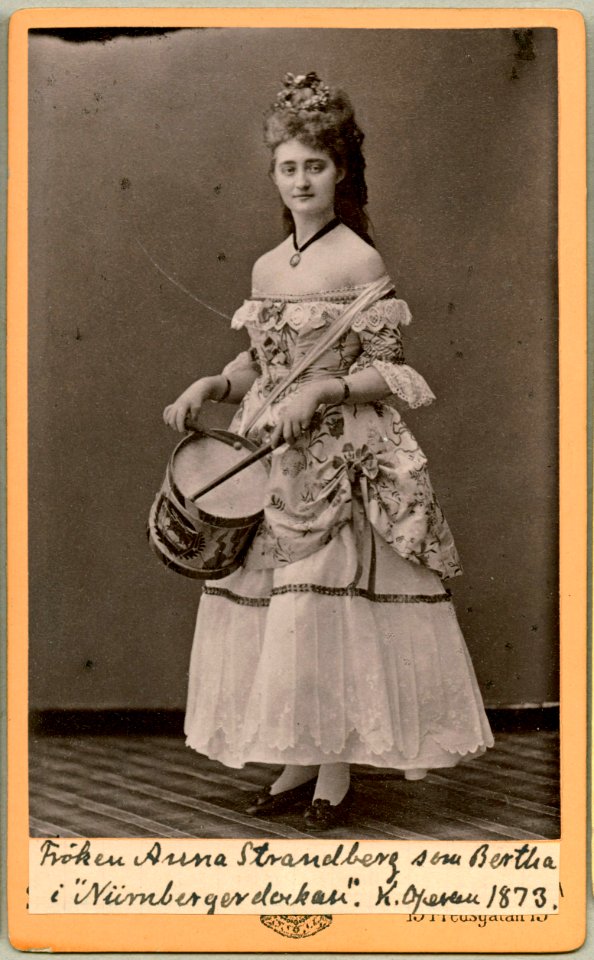 Anna Strandberg, rollporträtt - SMV - H8 006