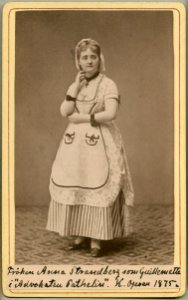 Anna Strandberg, rollporträtt - SMV - H8 007