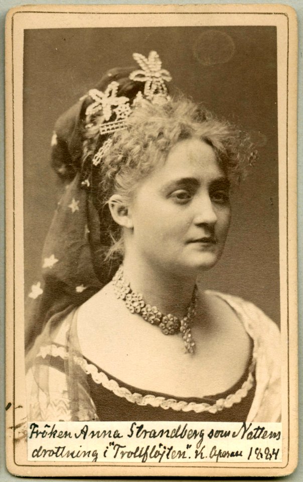 Anna Strandberg, rollporträtt - SMV - H8 022