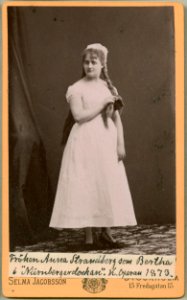 Anna Strandberg, rollporträtt - SMV - H8 005