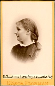 Anna Zetterberg, porträtt - SMV - H9 069
