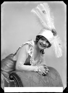 Anna-Lisa Lindzén in Fröken Tralala at Folkteatern 1915 - SMV - GL107