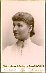 Anna Zetterberg, porträtt - SMV - H9 072