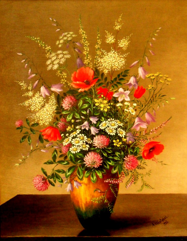 Anna Westphal - Blomster i en vase 23