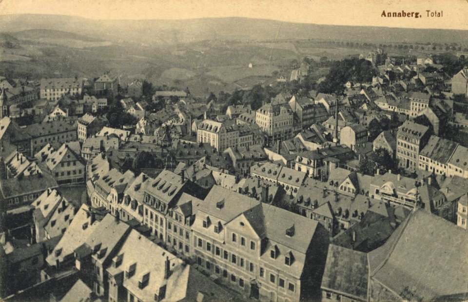Annaberg-Buchholz, Sachsen - Stadtansicht (Zeno Ansichtskarten)