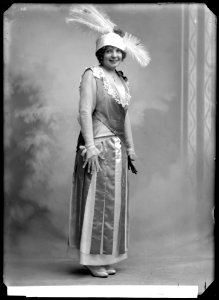 Anna-Lisa Lindzén in Fröken Tralala at Folkteatern 1915 - SMV - GL106