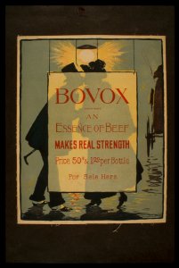 Bovox trademark - an essence of beef Makes real strength. LCCN99472465