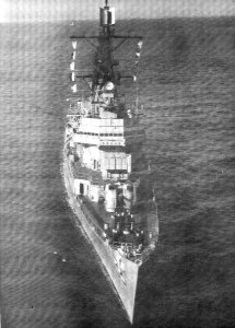 Bow view of USS Dahlgren (DLG-12) in 1966