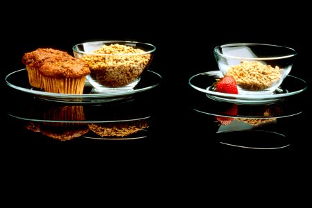 Bowls of grains photo