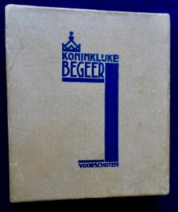 Box of Issue for Netherlands, 1924 ND Judaica Plaque Medal Johann Wolfgang von Goethe by Ede Telcs