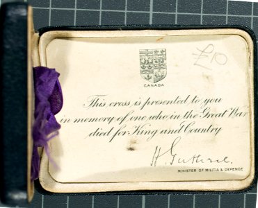 Box for Widow's Cross