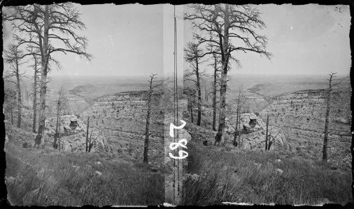 Box Elder Canyon, near Fort Fetterman, southeast of Glenrock. Converse County, Wyoming. - NARA - 517393