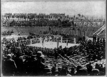 Boxing match- Corbett - Fitzsimmons fight LCCN2001704177