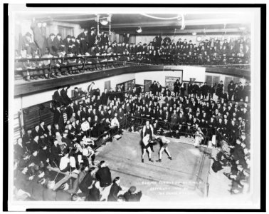 Boxing exhibition at Y.M.C.A. LCCN95502681