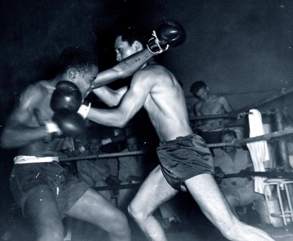 Boxing Match on the USS Hoggatt Bay